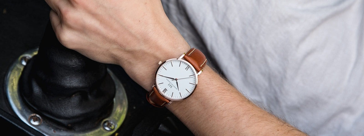 Morris Watch Men's Italian Leather Watches | Morris Richardson