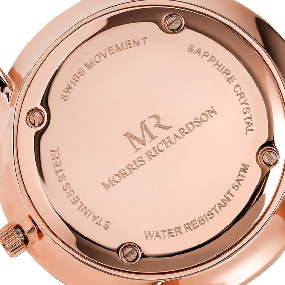 Rose Gold Watch Case Back - Morris Richardson