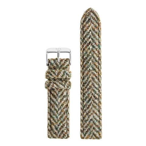 Howard Watch Strap Harris Tweed 20mm Silver - Morris Richardson, 212002201