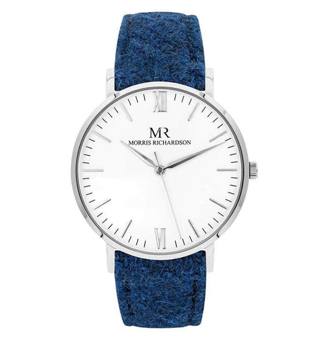Badminton Watch Harris Tweed 40mm Silver – Morris Richardson, 914002007