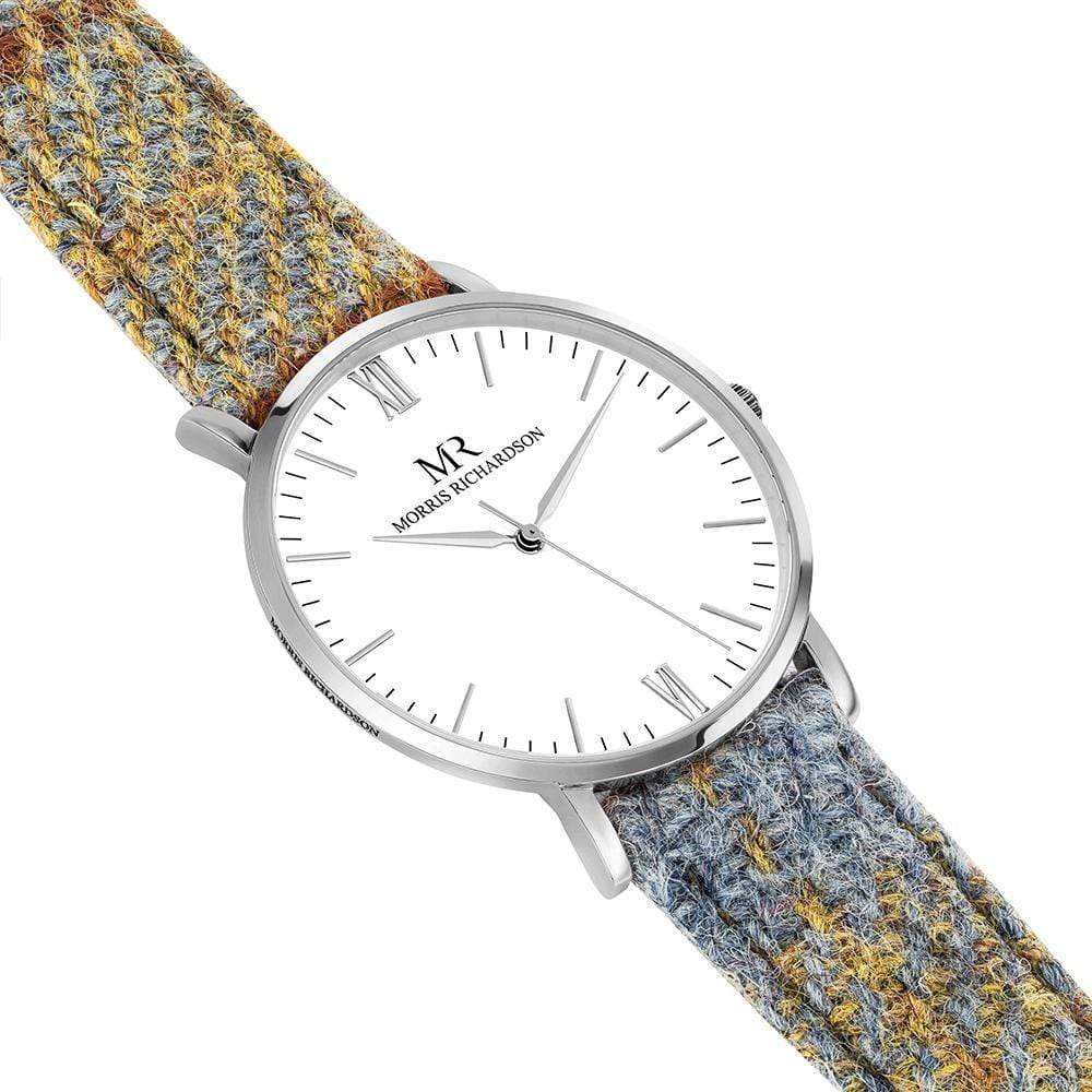 Highclere Watch Harris Tweed 40mm Silver – Morris Richardson, 914002011