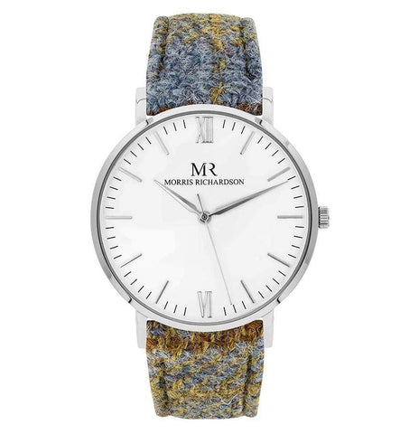 Highclere Watch Harris Tweed 40mm Silver – Morris Richardson, 914002011