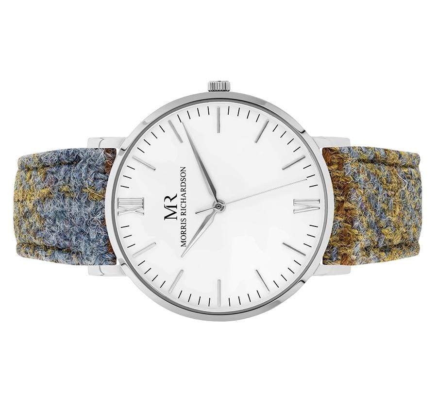 Highclere Watch Harris Tweed 40mm Silver – Morris Richardson, 914002011