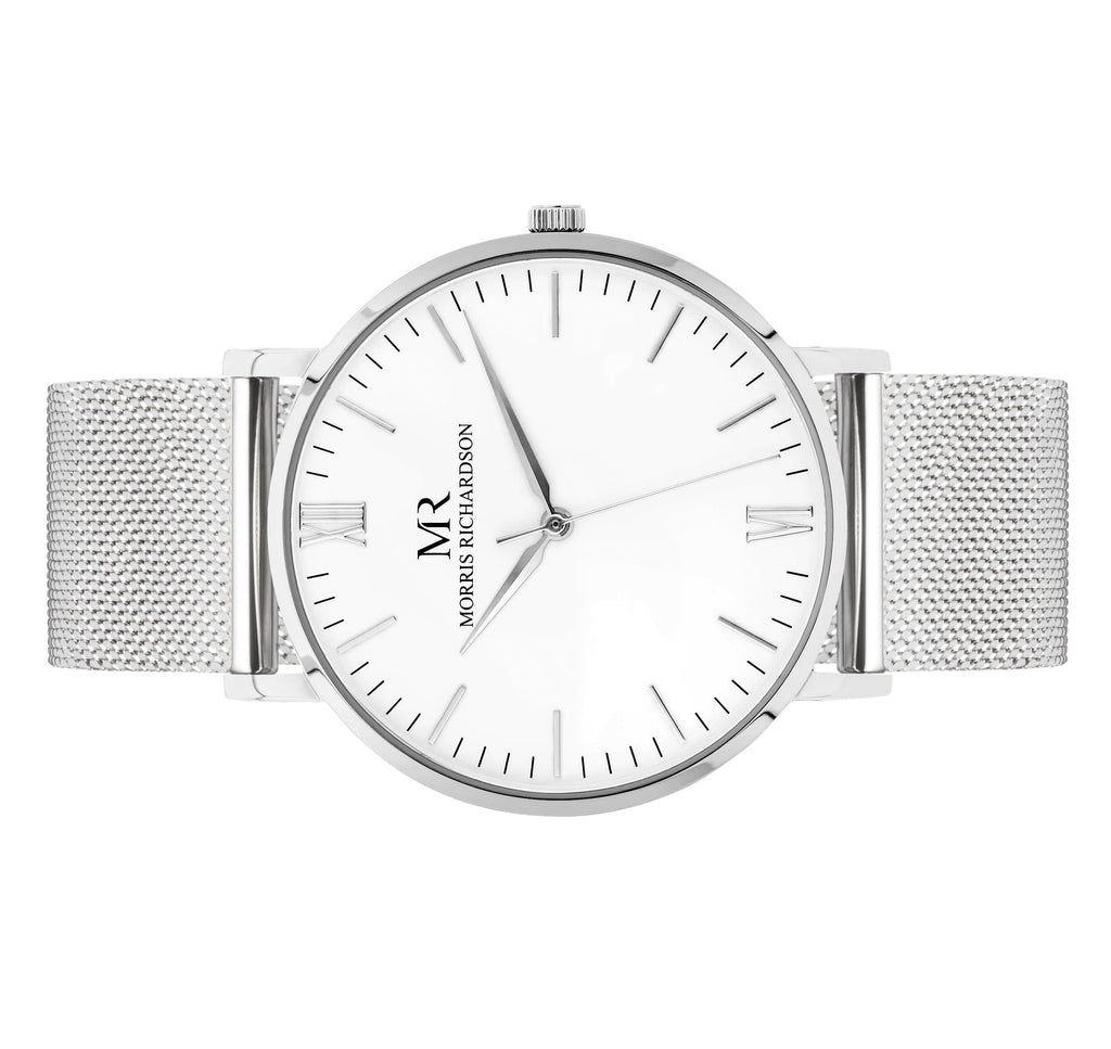 Holkham Watch Milanese Mesh 40mm Silver – Morris Richardson, 914002015