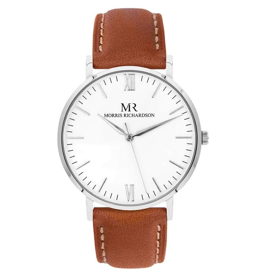 Osborne Watch Leather 40mm Silver – Morris Richardson, 914002013