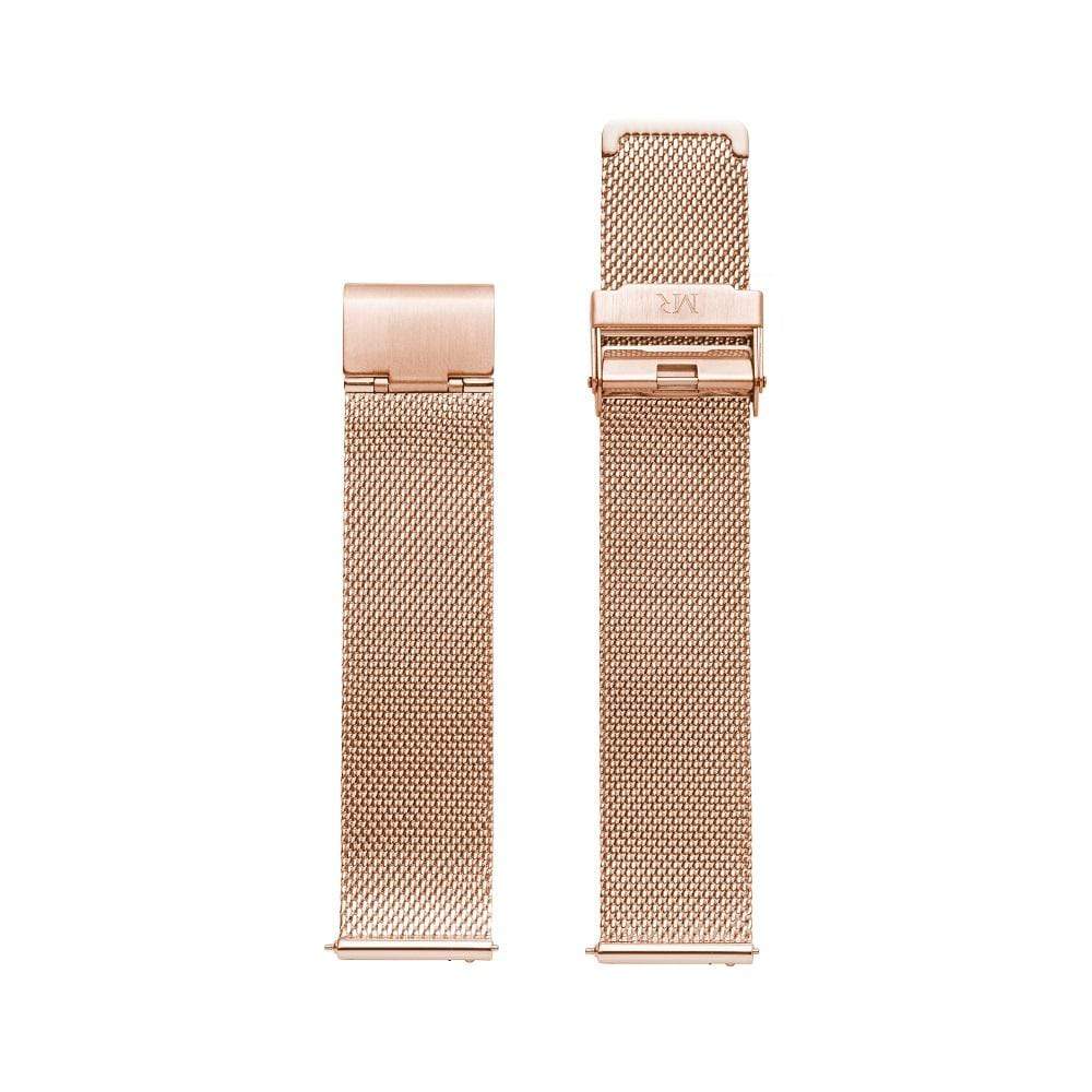 Holkham Watch Strap Milanese Mesh 20mm Rose Gold - Morris Richardson, 914001015