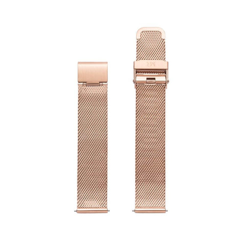 Holkham Watch Strap Milanese Mesh 18mm Rose Gold - Morris Richardson, 231801101