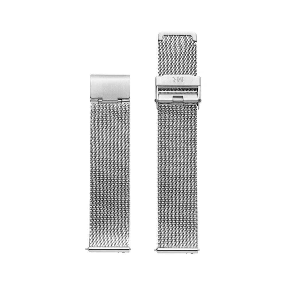 Holkham Watch Strap Milanese Mesh 20mm Silver - Morris Richardson, 232002101