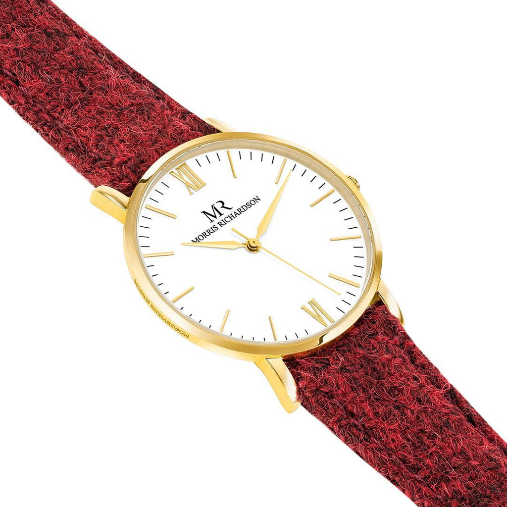 Belton Watch Harris Tweed 36mm Yellow Gold – Morris Richardson, 913603006