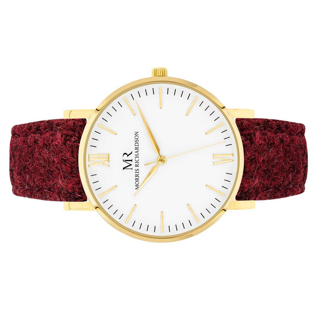 Belton Watch Harris Tweed 36mm Yellow Gold – Morris Richardson, 913603006