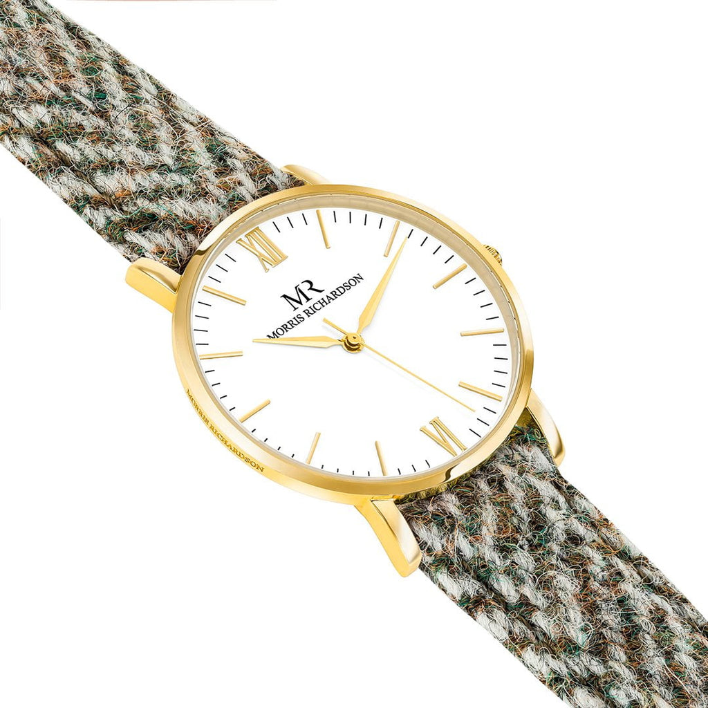 Howard Harris Tweed Watch 36mm Yellow Gold – Morris Richardson, 913603008