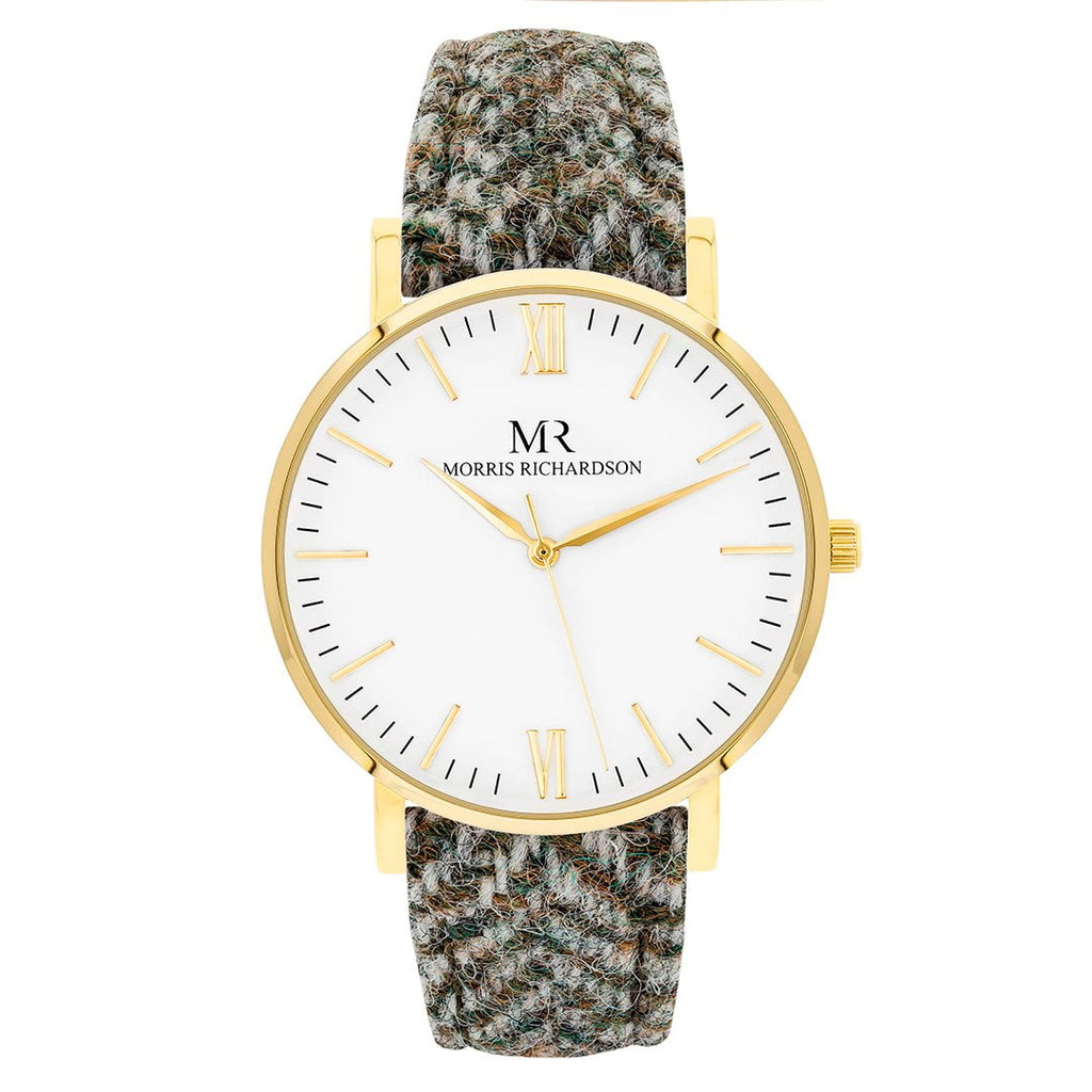 Howard Harris Tweed Watch 36mm Yellow Gold – Morris Richardson, 913603008