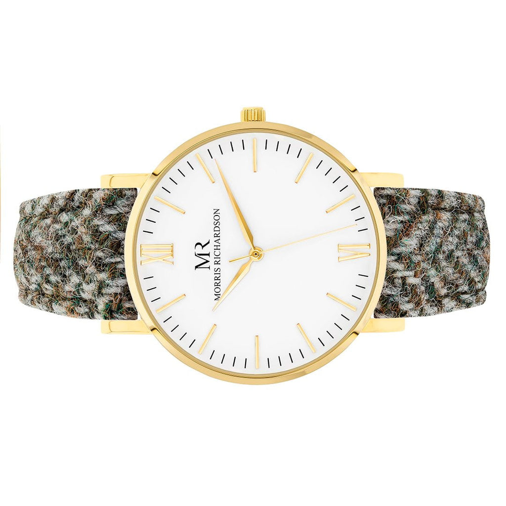 Howard Harris Tweed Watch 36mm Yellow Gold – Morris Richardson, 913603008