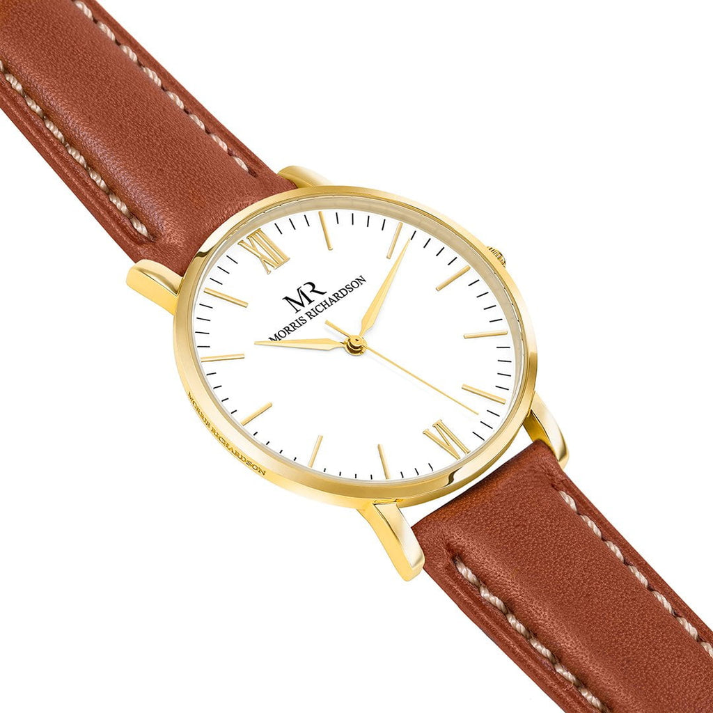 Osborne Watch Leather 36mm Yellow Gold – Morris Richardson, 913603013