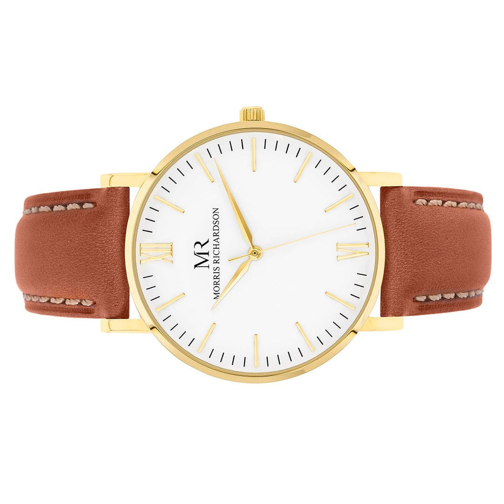 Osborne Watch Leather 36mm Yellow Gold – Morris Richardson, 913603013