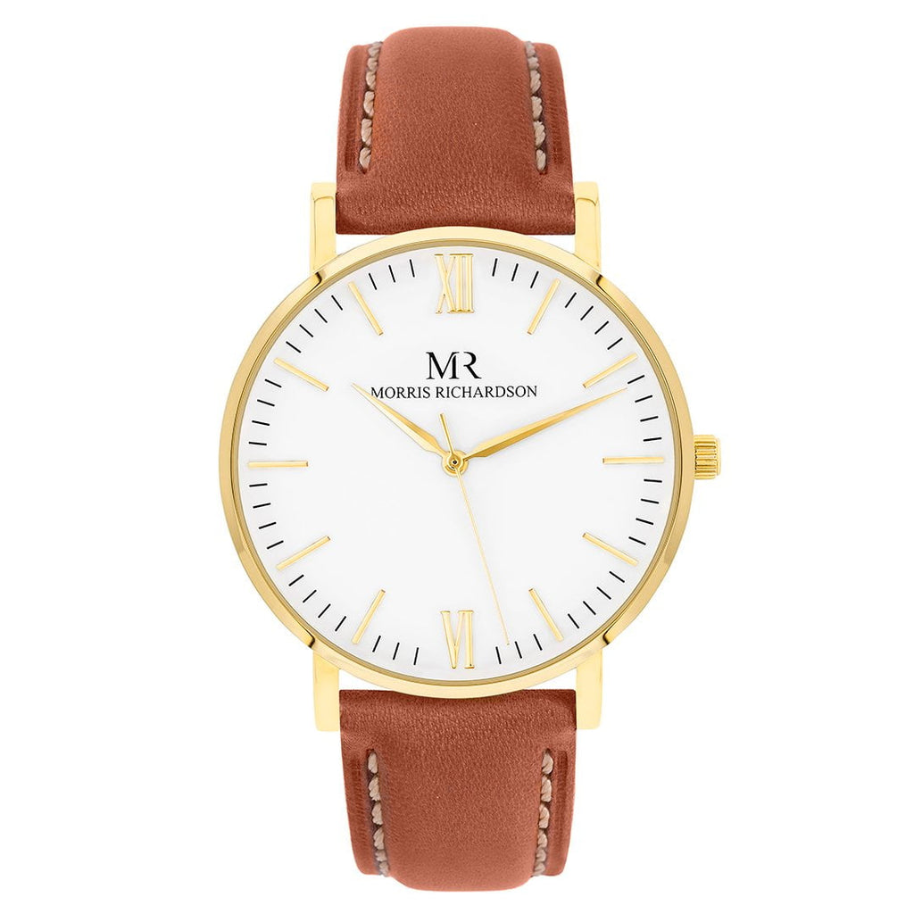 Osborne Watch Leather 36mm Yellow Gold – Morris Richardson, 913603013