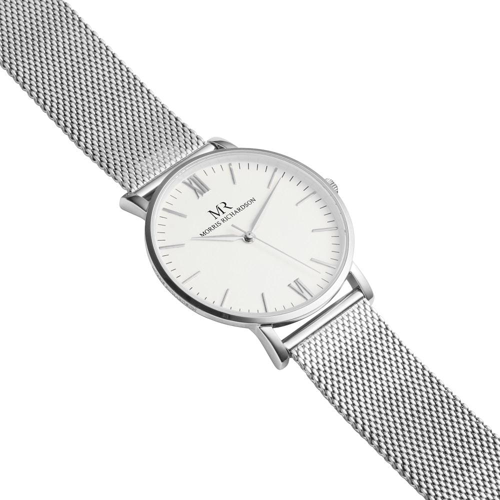 Holkham Watch Milanese Mesh 36mm Silver – Morris Richardson, 913602015