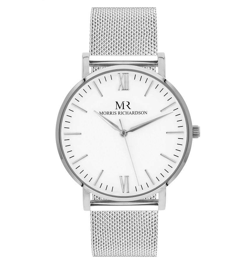 Holkham Watch Milanese Mesh 36mm Silver – Morris Richardson, 913602015