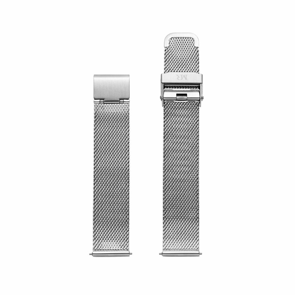 Holkham Watch Strap Milanese Mesh 18mm Silver - Morris Richardson, 231802101